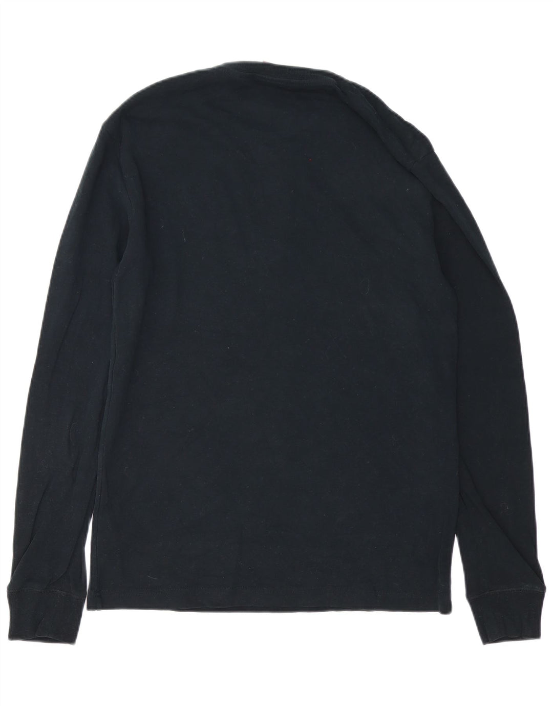 Superdry Mens Top Long Sleeve Large Black Cotton