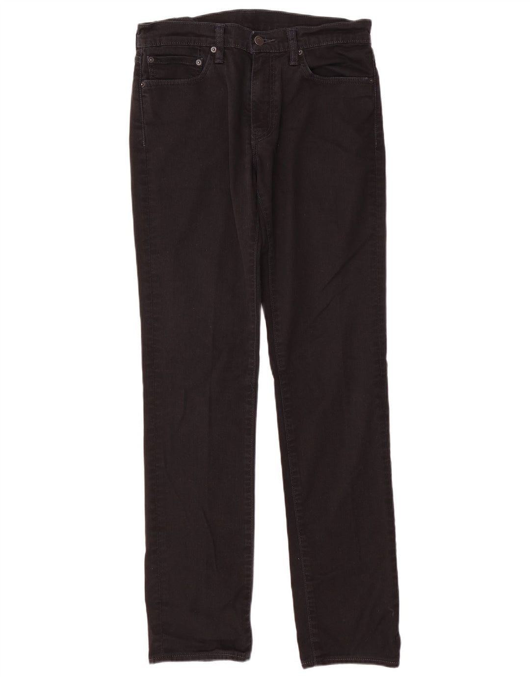 Levi's Mens 511 Slim Jeans W32 L34 Black Cotton