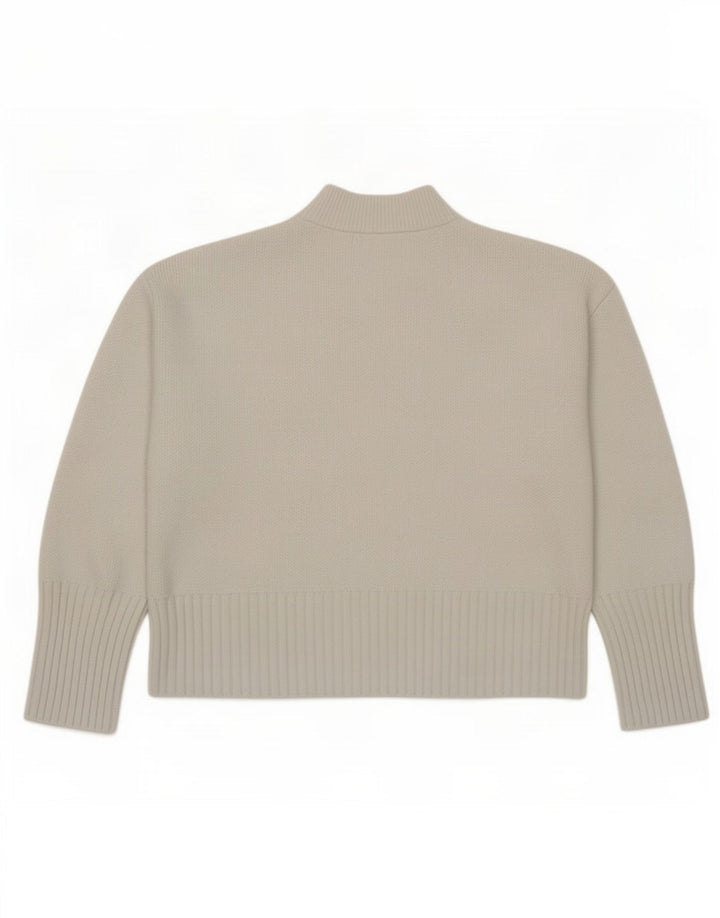 Marks & Spencer Womens Turtle Neck Jumper Sweater UK 14 Medium Blue