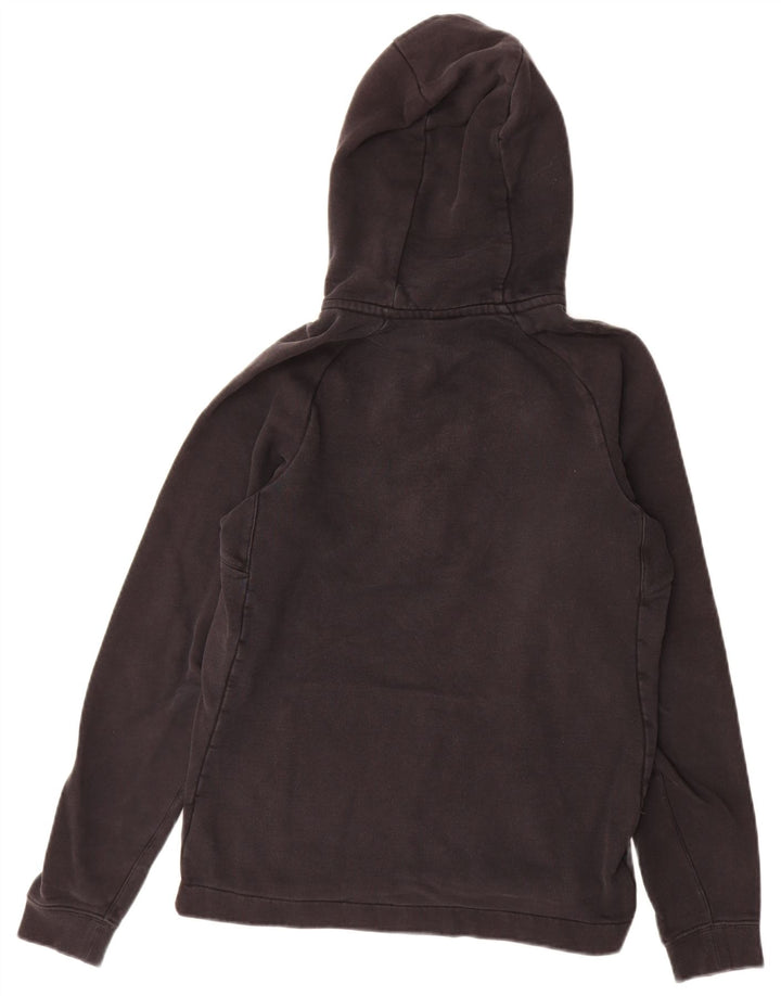 Nike Mens Zip Neck Hoodie Jumper Small Black Cotton