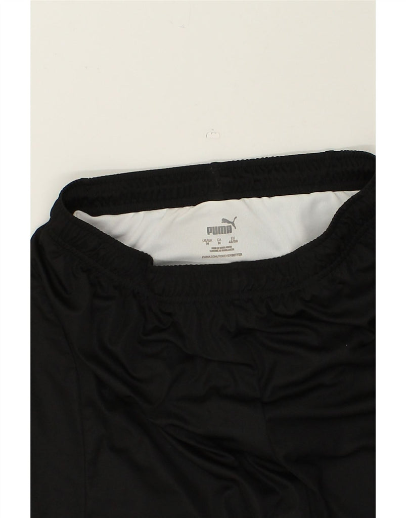 PUMA Mens Sport Shorts Medium Black | Vintage Puma | Thrift | Second-Hand Puma | Used Clothing | Messina Hembry 