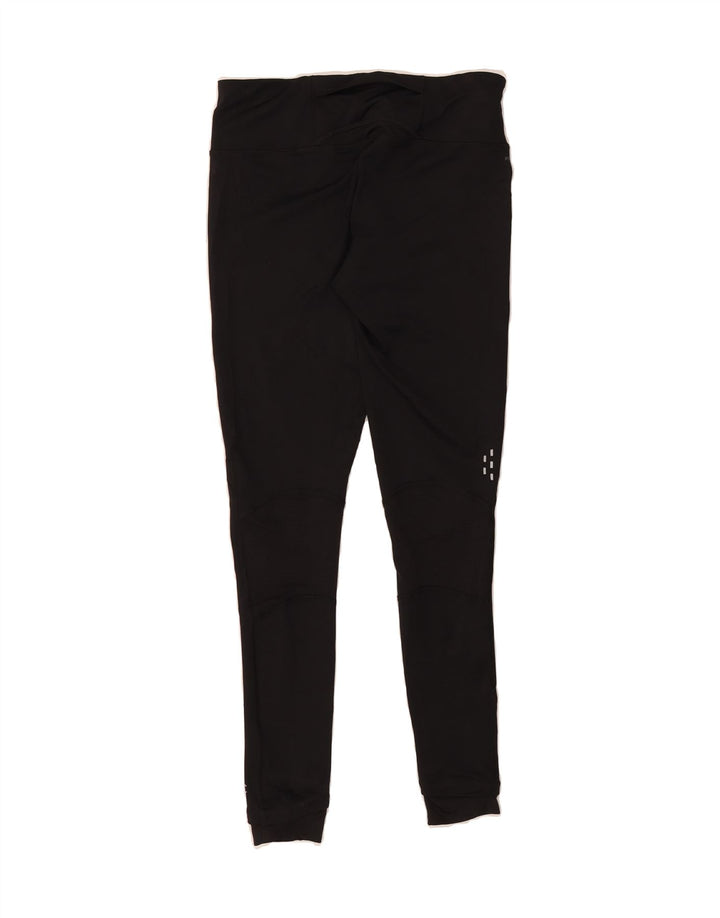 CHAMPION Womens Leggings UK 10 Small  Black Polyester Vintage Champion and Second-Hand Champion from Messina Hembry 