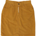 El Charro Womens Straight Skirt W32 Large Yellow Cotton