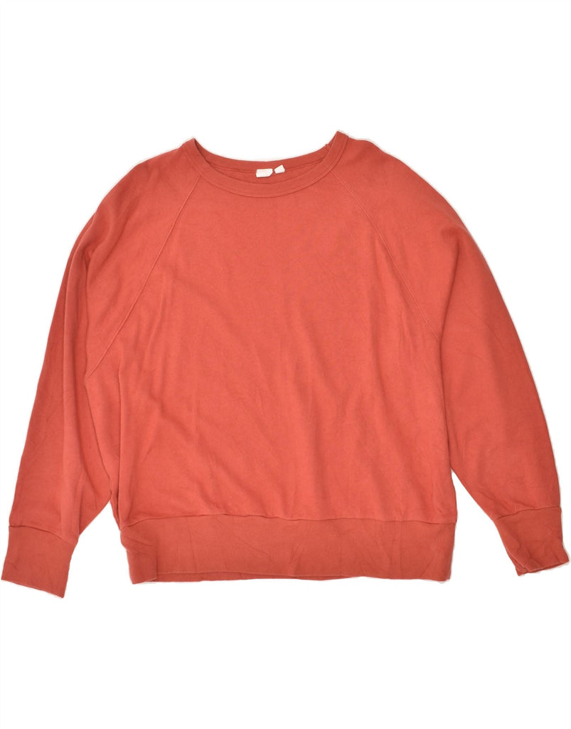 GAP Womens Sweatshirt Jumper UK 18 XL Orange Cotton | Vintage Gap | Thrift | Second-Hand Gap | Used Clothing | Messina Hembry 