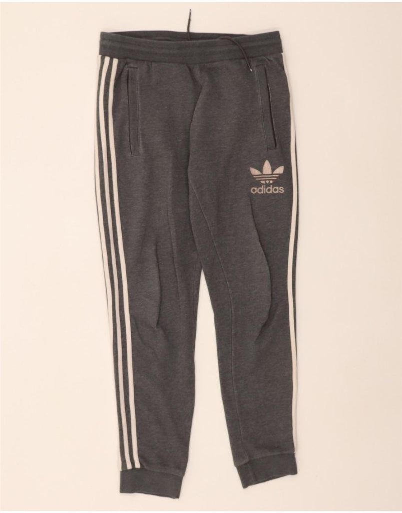 ADIDAS Mens Tracksuit Trousers Joggers Medium  Grey Cotton Vintage Adidas and Second-Hand Adidas from Messina Hembry 