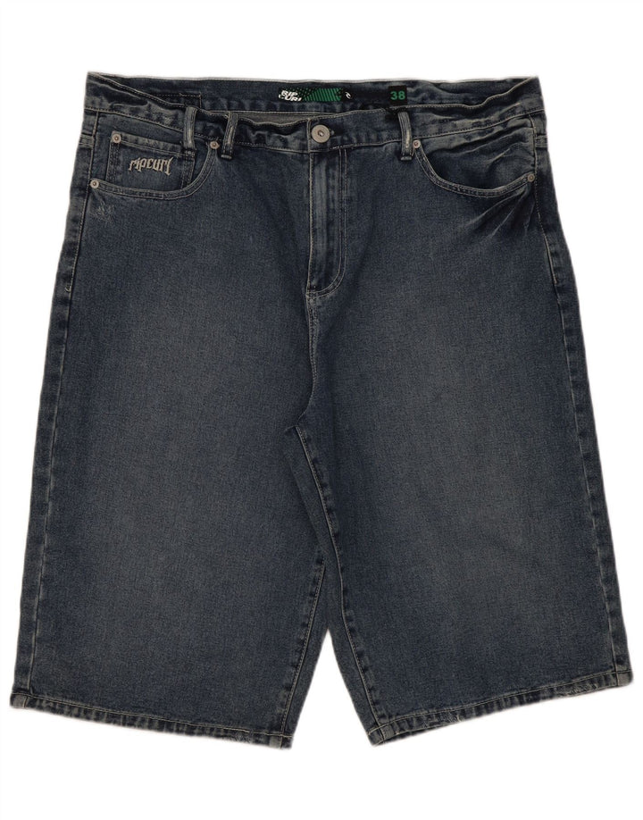 Rip Curl Mens Denim Shorts W38 XL Blue Cotton