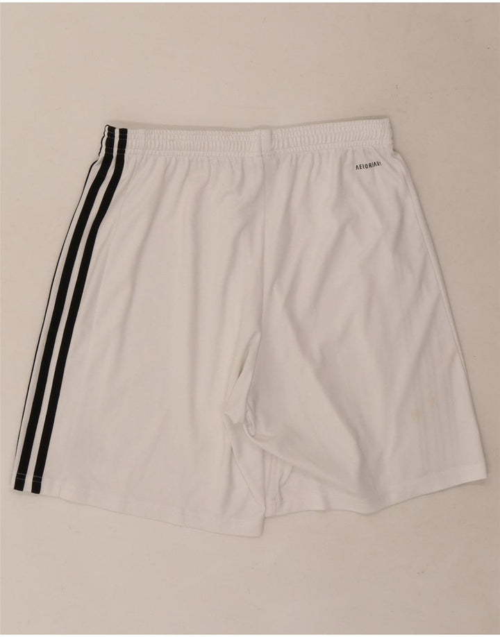 Adidas Mens Aeroready Sport Shorts Medium  White Polyester