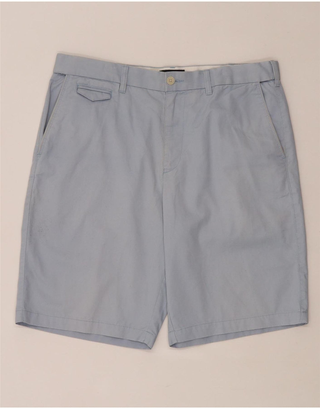 MARKS & SPENCER Mens Blue Harbour Chino Shorts W36 Large Blue Cotton
