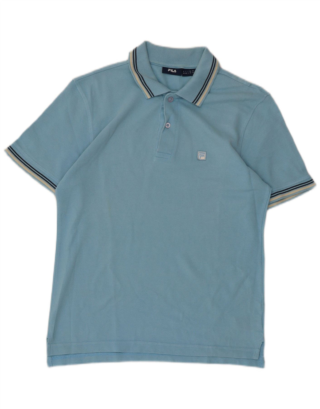 FILA Mens Polo Shirt XS Blue
