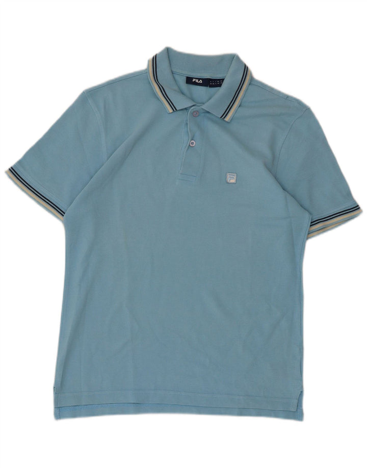 FILA Mens Polo Shirt XS Blue