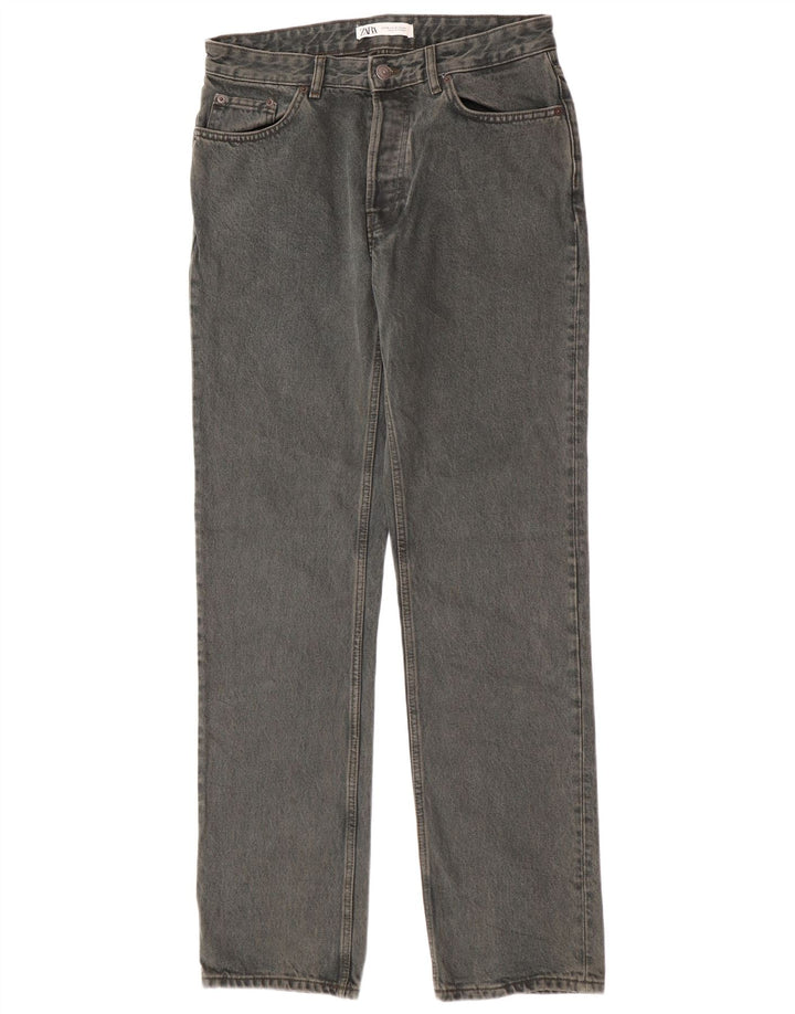 Zara Mens Straight Jeans EU 40 MMedium W31 L33 Green