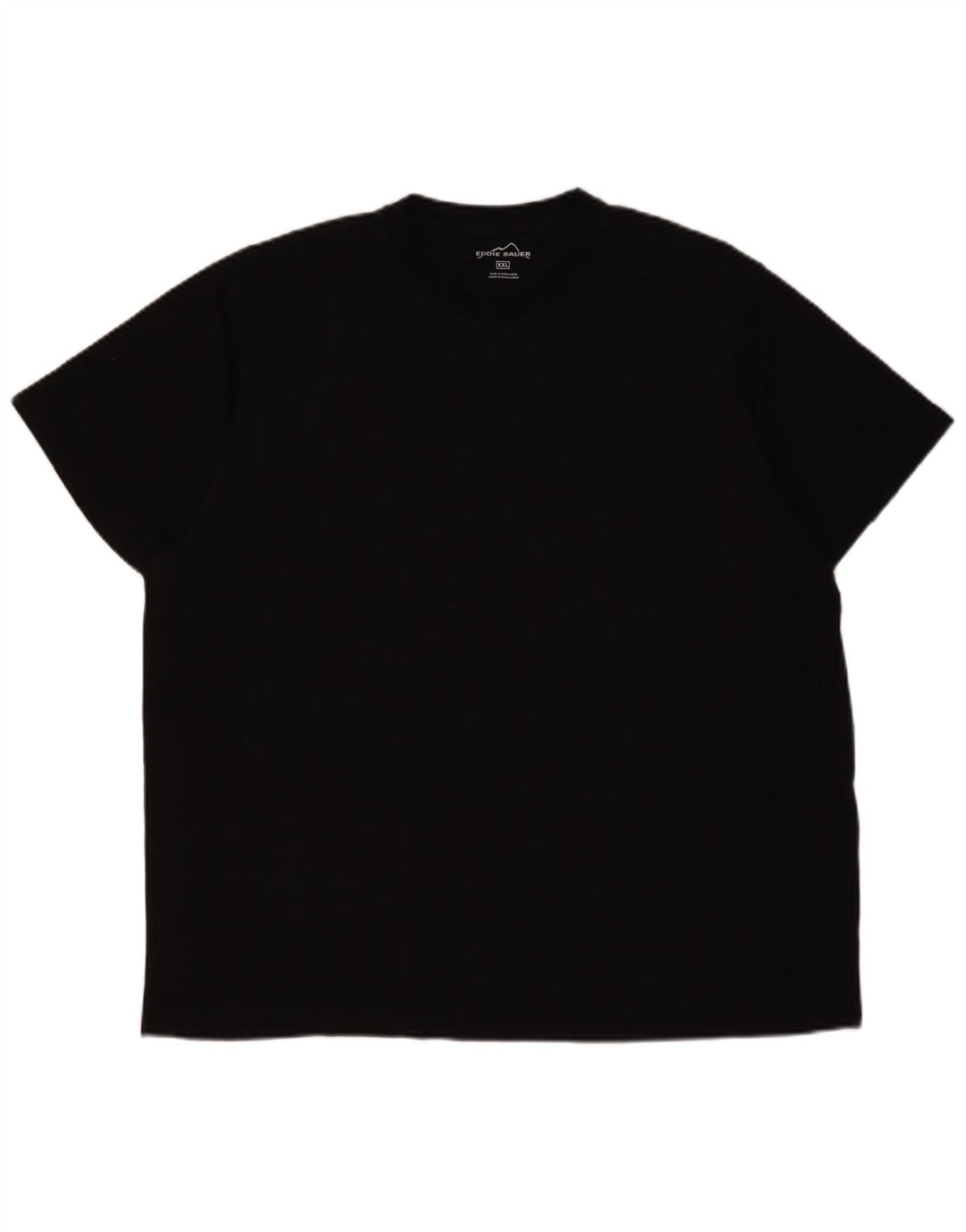 Eddie Bauer Mens T-Shirt Top 2XL Black Cotton
