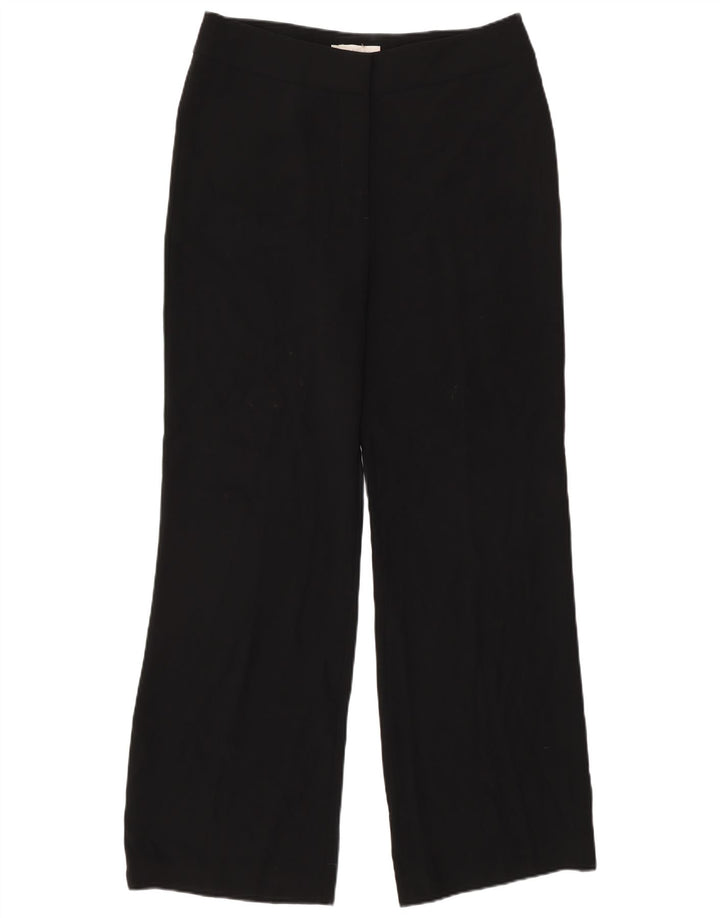 Hobbs Womens Straight Suit Trousers UK 10 Small W30 L30 Black Polyester
