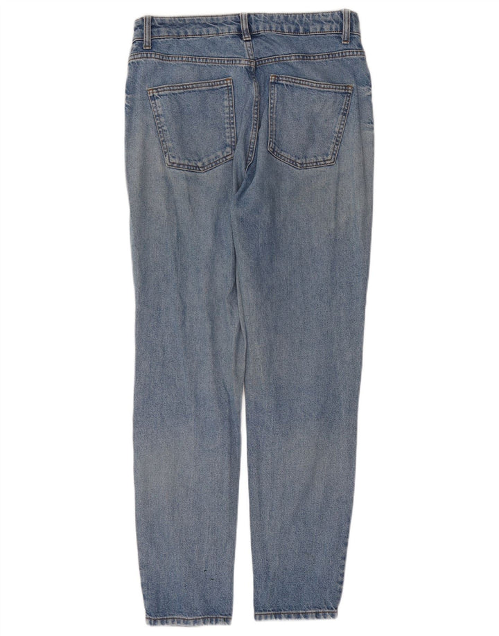 Topshop Womens Tapered Jeans W30 L32 Blue Cotton