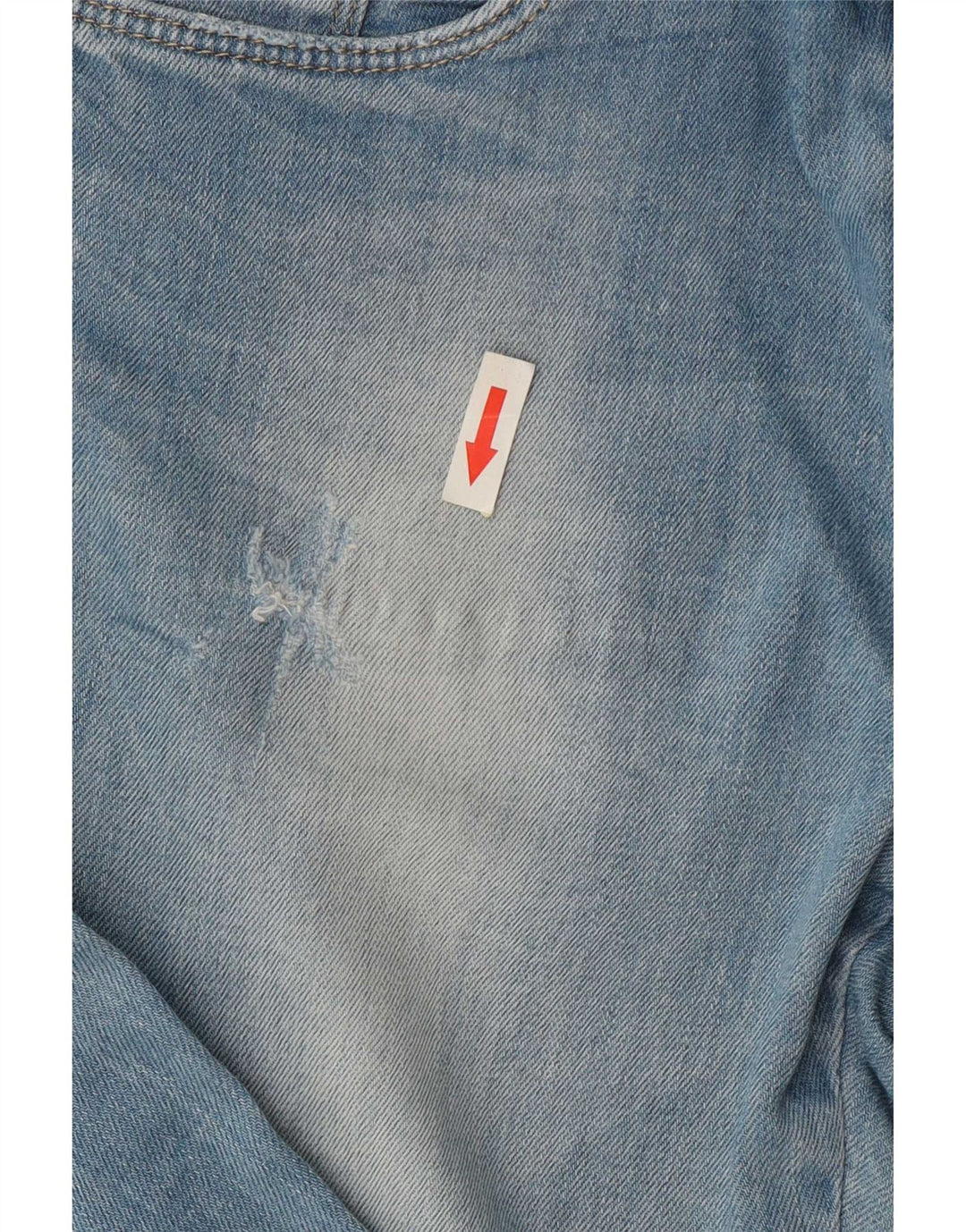 Zara Womens Distressed Slim Jeans EU 38 Small W28 L32 Blue