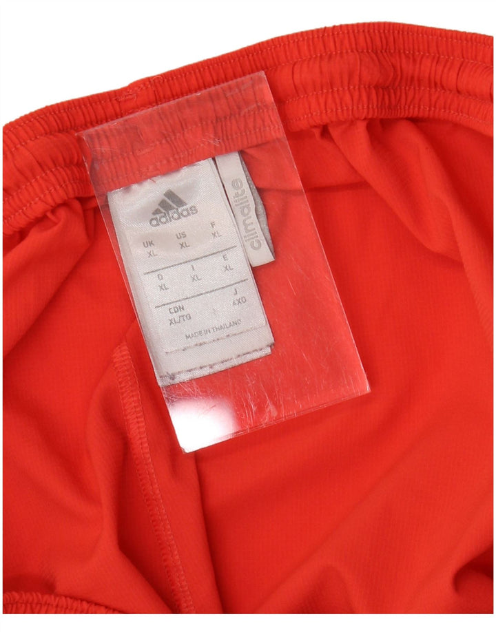 ADIDAS Mens Climalite Sport Shorts XL  Red Polyester