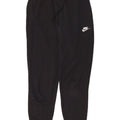 NIKE Womens Tracksuit Trousers Joggers UK 10 Small  Black