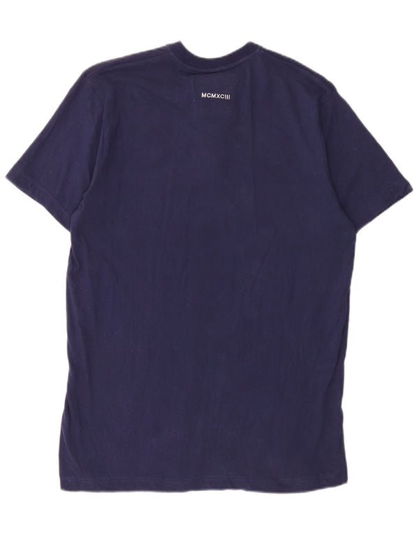 Crew Clothing Mens T-Shirt Top Small Navy Blue Cotton