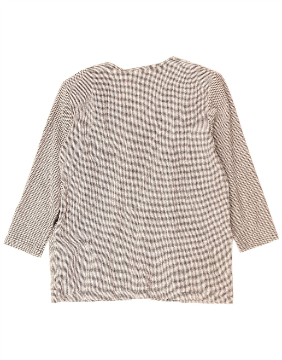 Vintage Womens Oversized Blazer Jacket UK 16 Large Grey Colourblock