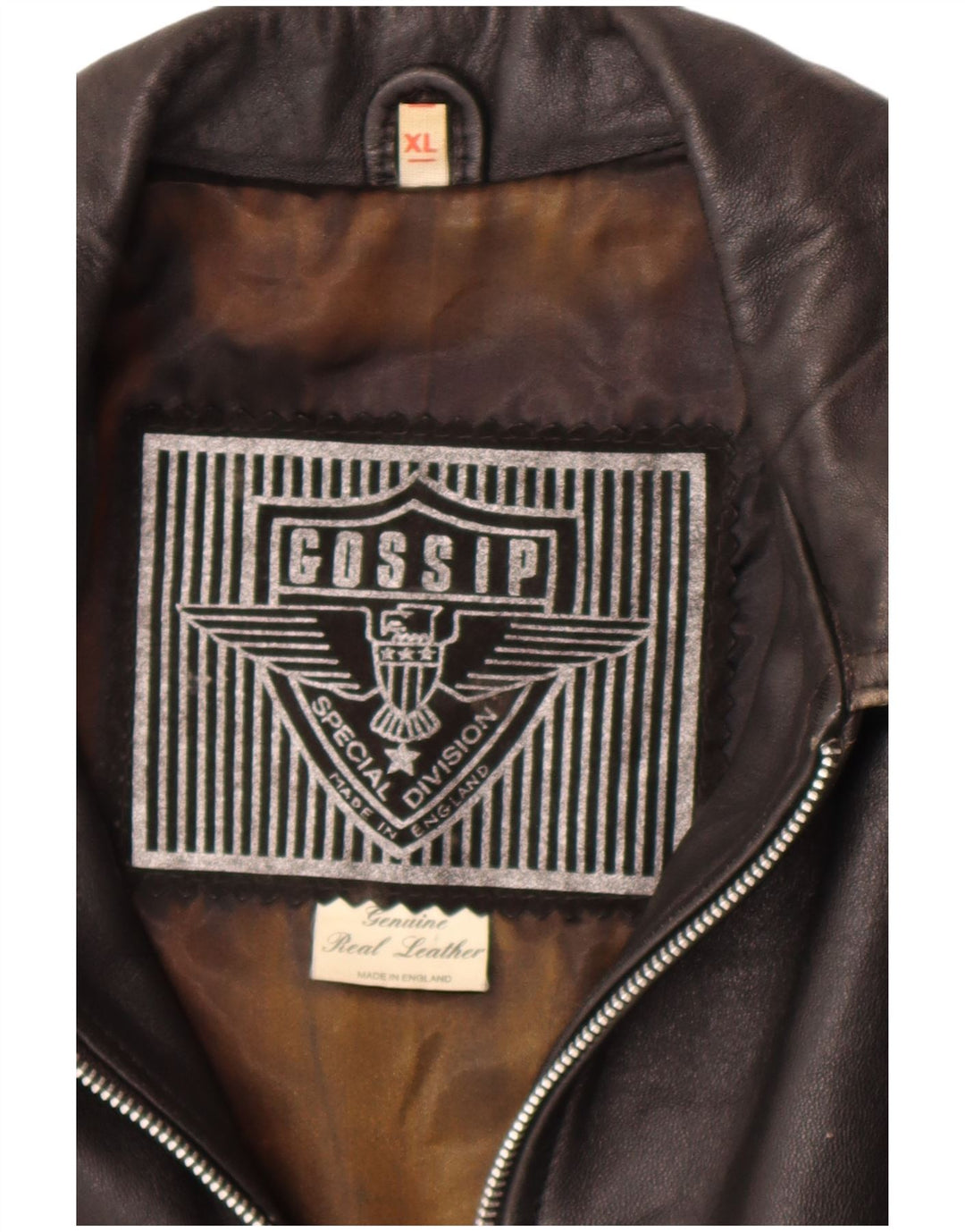 Gossip Womens Leather Gilet UK 18 XL Black Leather