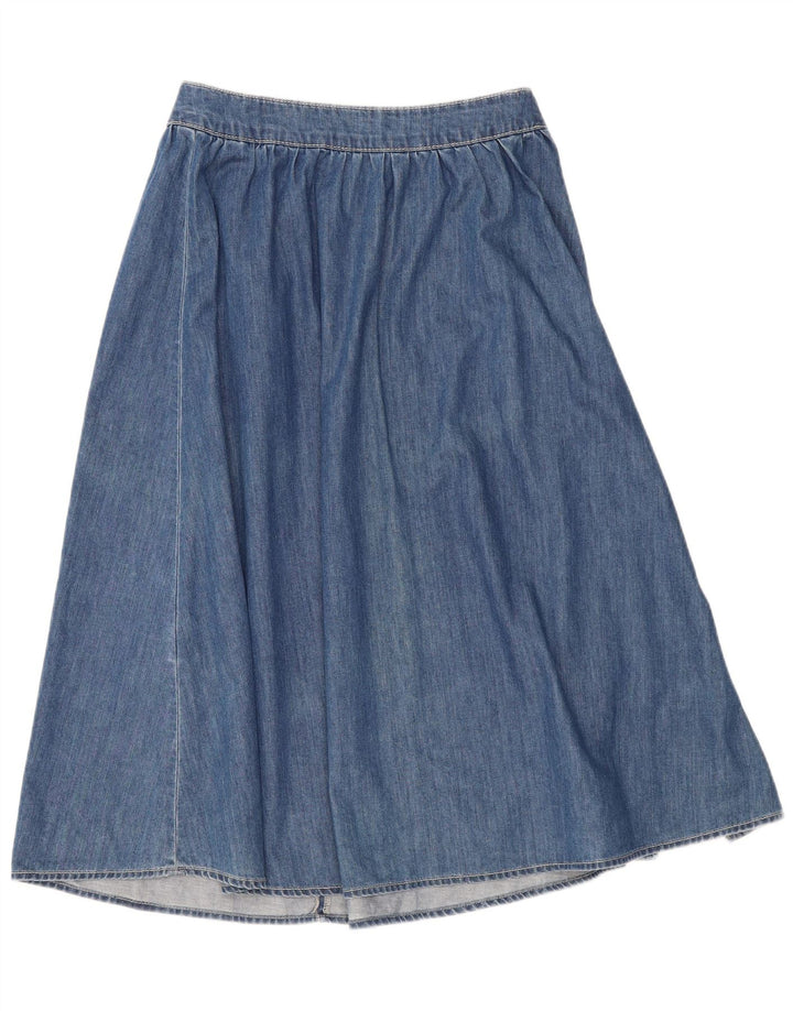 ZARA Womens Denim Skirt Medium W28  Blue Cotton