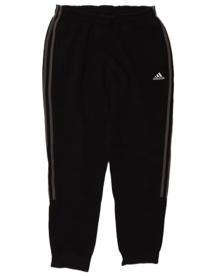 Adidas Mens Tracksuit Trousers Joggers Medium Black Cotton