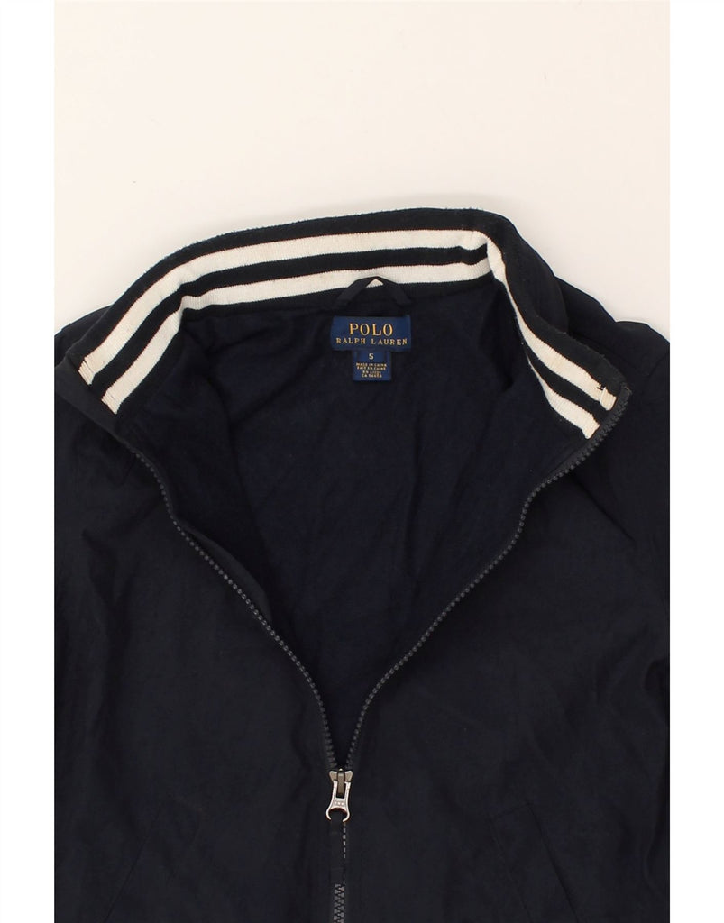 POLO RALPH LAUREN Boys Bomber Jacket 4-5 Years Navy Blue Polyester | Vintage Polo Ralph Lauren | Thrift | Second-Hand Polo Ralph Lauren | Used Clothing | Messina Hembry 