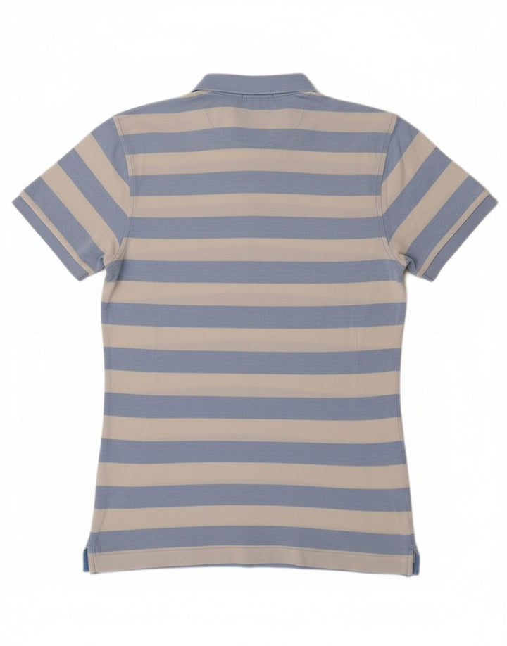 Gant Mens Polo Shirt Medium Blue Striped
