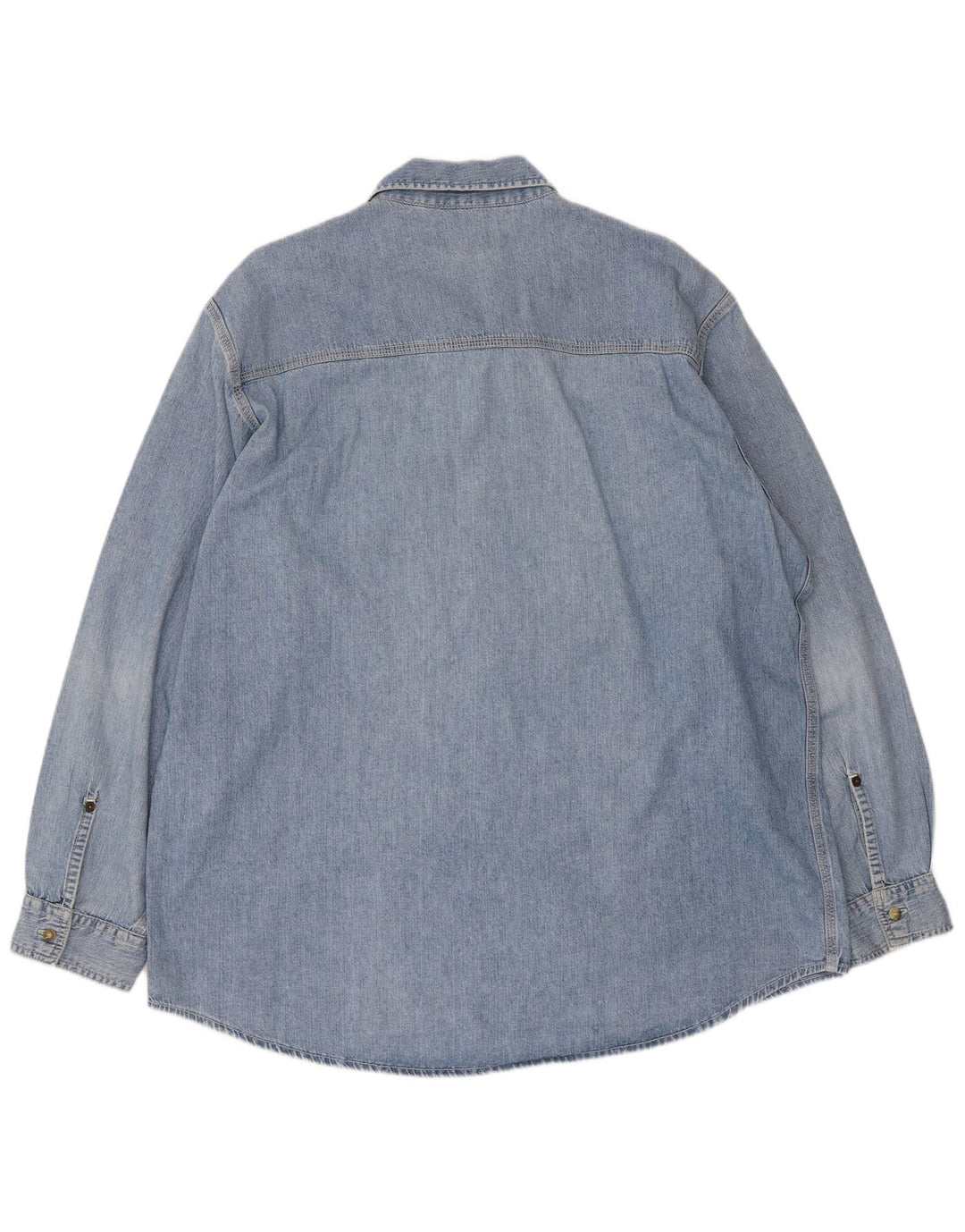 Replay Mens Regular Fit Denim Shirt 2XL Blue Cotton