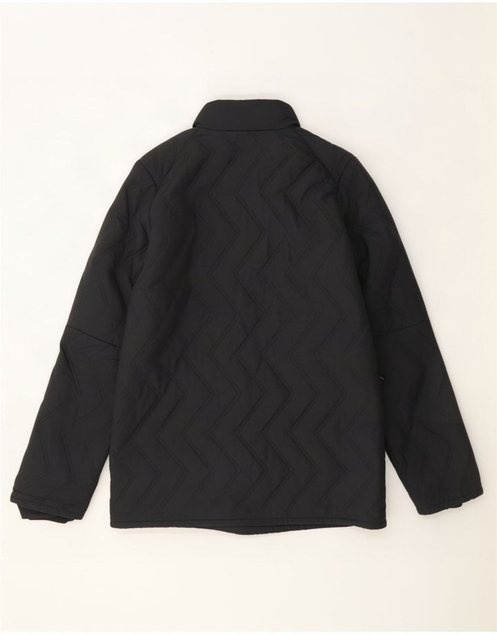 Adidas Womens Padded Jacket UK 12 Medium Black Polyester