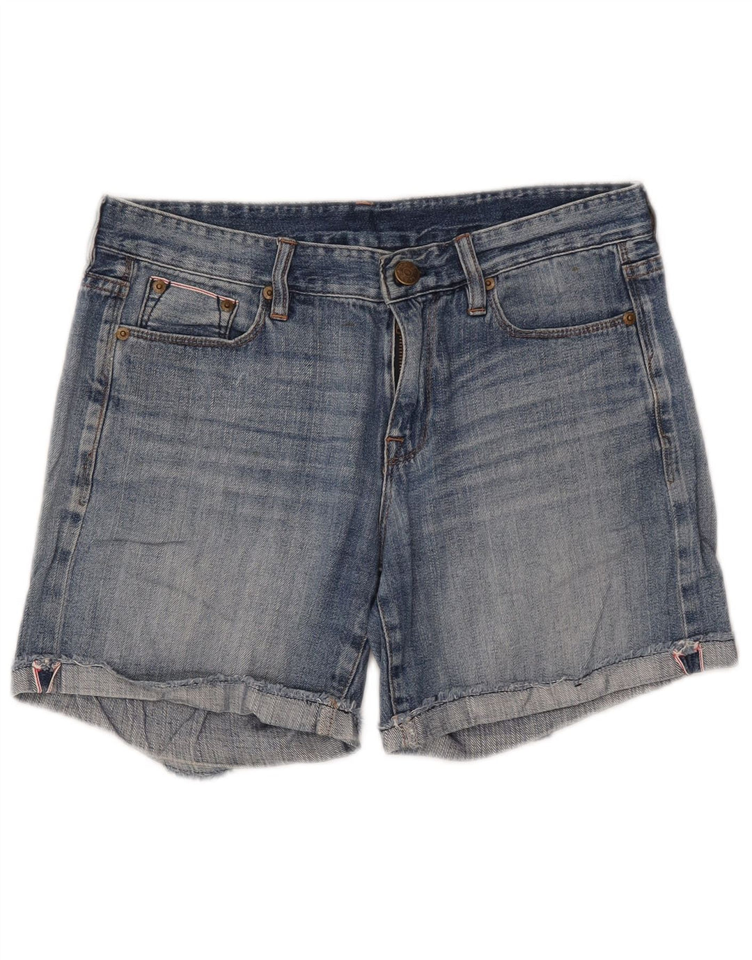 J. CREW Womens Denim Shorts W27 Small  Blue Cotton