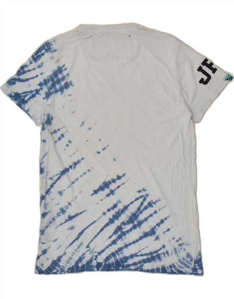 SUPERDRY Mens Graphic T-Shirt Top Medium White Tie Dye Cotton | Vintage Superdry | Thrift | Second-Hand Superdry | Used Clothing | Messina Hembry 