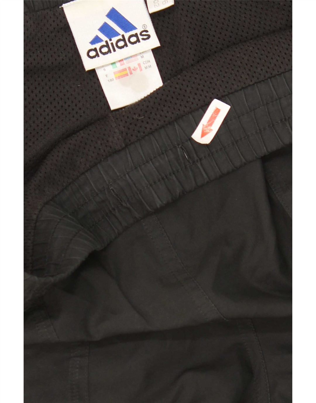 Adidas Mens Tracksuit Trousers Large Black Polyester