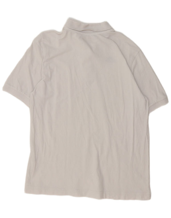 Kappa Mens Polo Shirt XL White Cotton