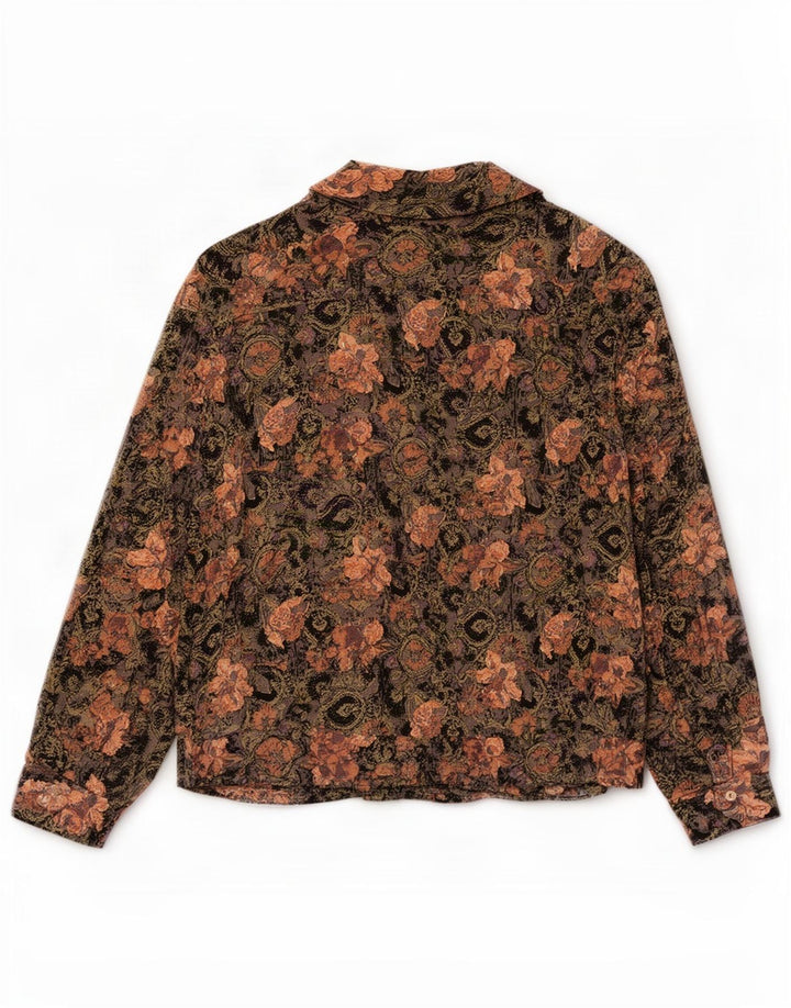 Gisele Rubinstein Womens Shirt Blouse EU 46 XL Multicoloured Floral Viscose