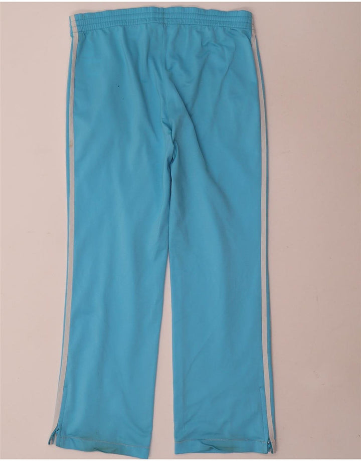 Adidas Womens Tracksuit Trousers EU 38 Medium Blue Polyester