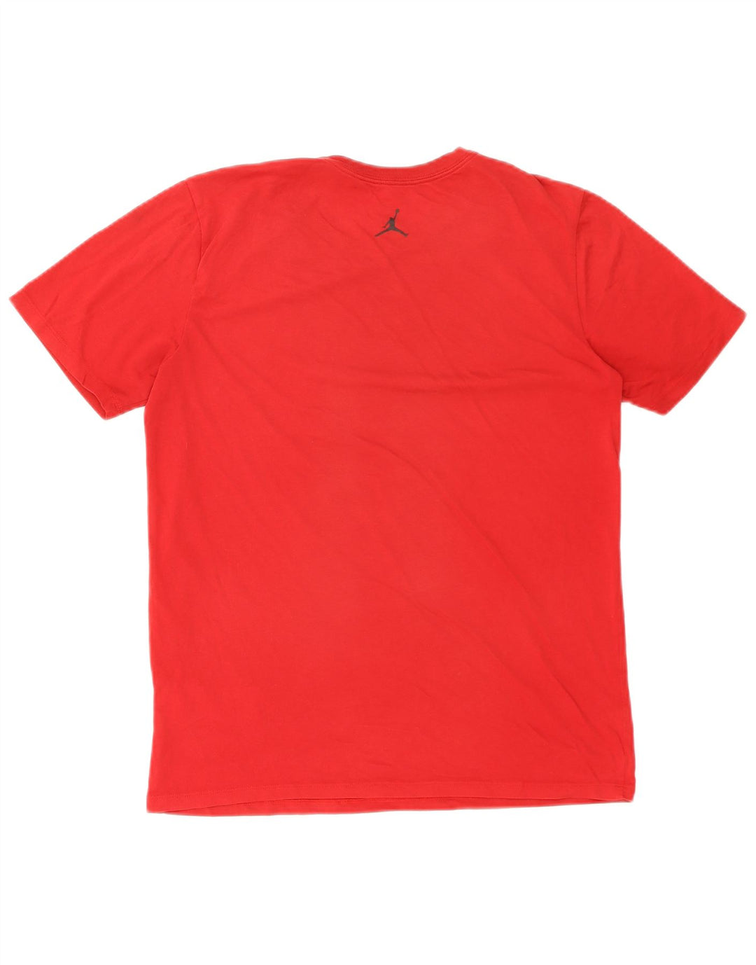 JORDAN Mens Dri Fit Graphic T-Shirt Top Medium Red Cotton