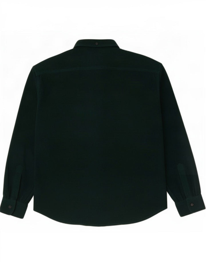 Fila Mens Fleece Shirt IT 50 Medium Green