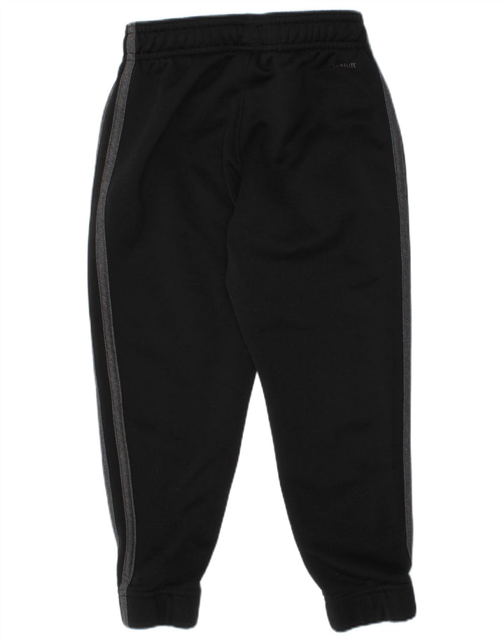 Adidas Boys Climalite Tracksuit Trousers Joggers 4-5 Years  Black Polyester