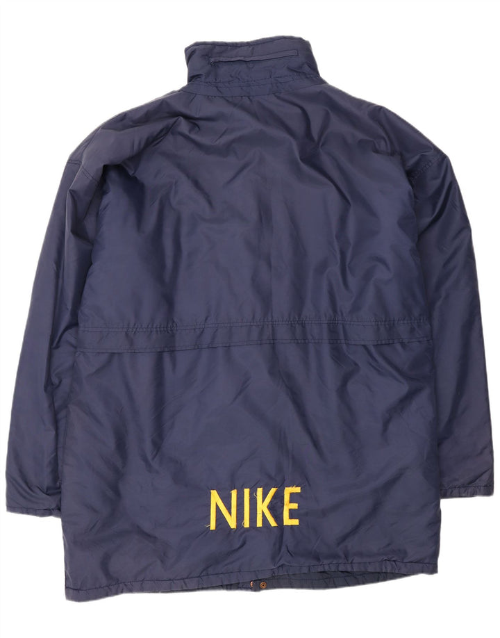 Nike Mens Graphic Windbreaker Coat UK 42 XL Navy Blue
