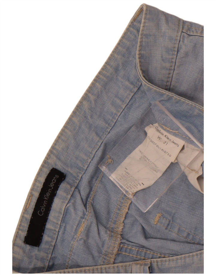 Calvin Klein Womens Denim Shorts W31 Medium  Blue Cotton