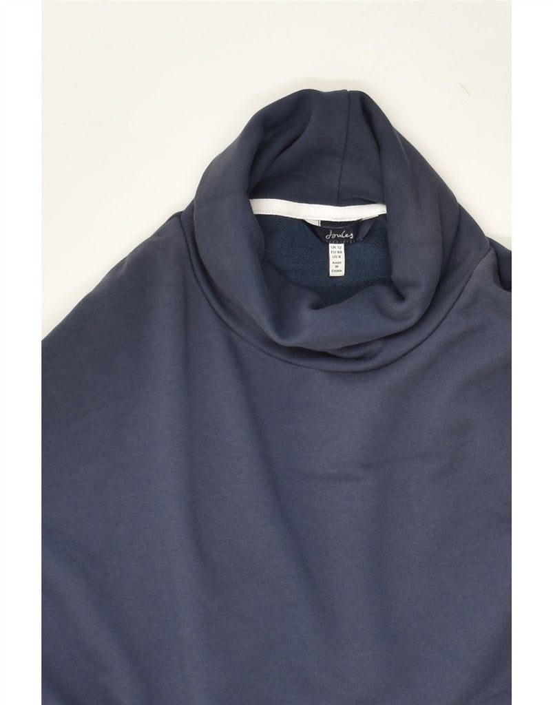 JOULES Womens Roll Neck Sweatshirt Jumper UK 12 Medium  Navy Blue | Vintage Joules | Thrift | Second-Hand Joules | Used Clothing | Messina Hembry 