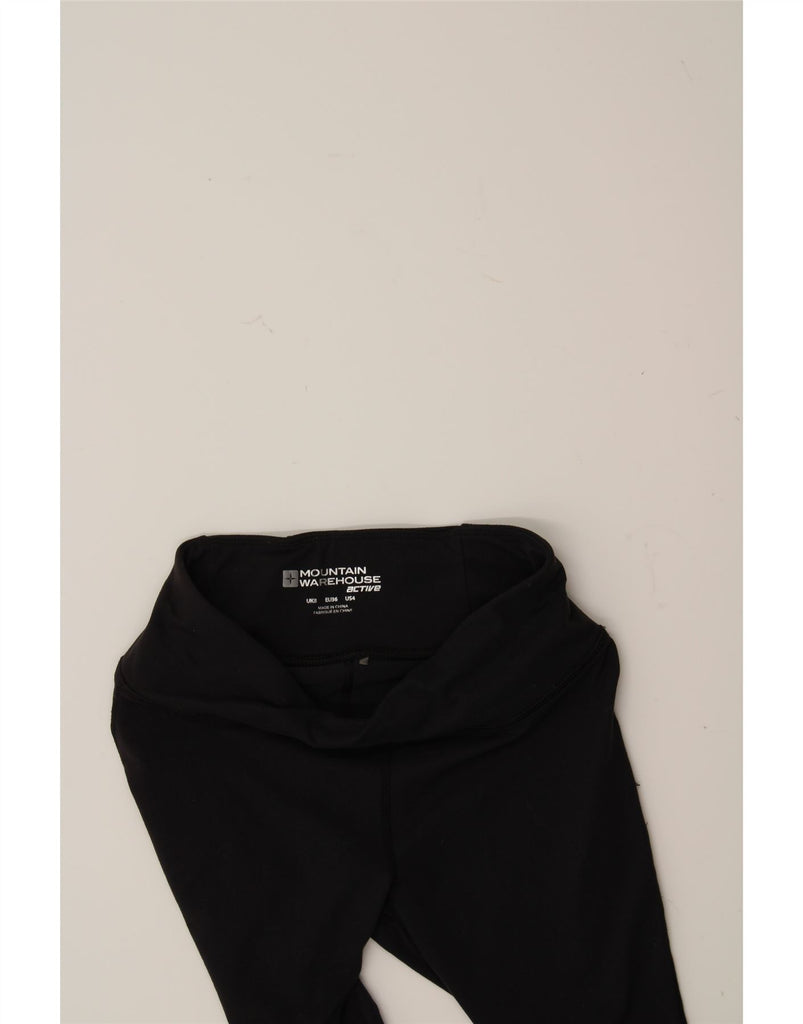 MOUNTAIN WAREHOUSE Womens Leggings UK 8 Small  Black Polyester Vintage Mountain Warehouse and Second-Hand Mountain Warehouse from Messina Hembry 