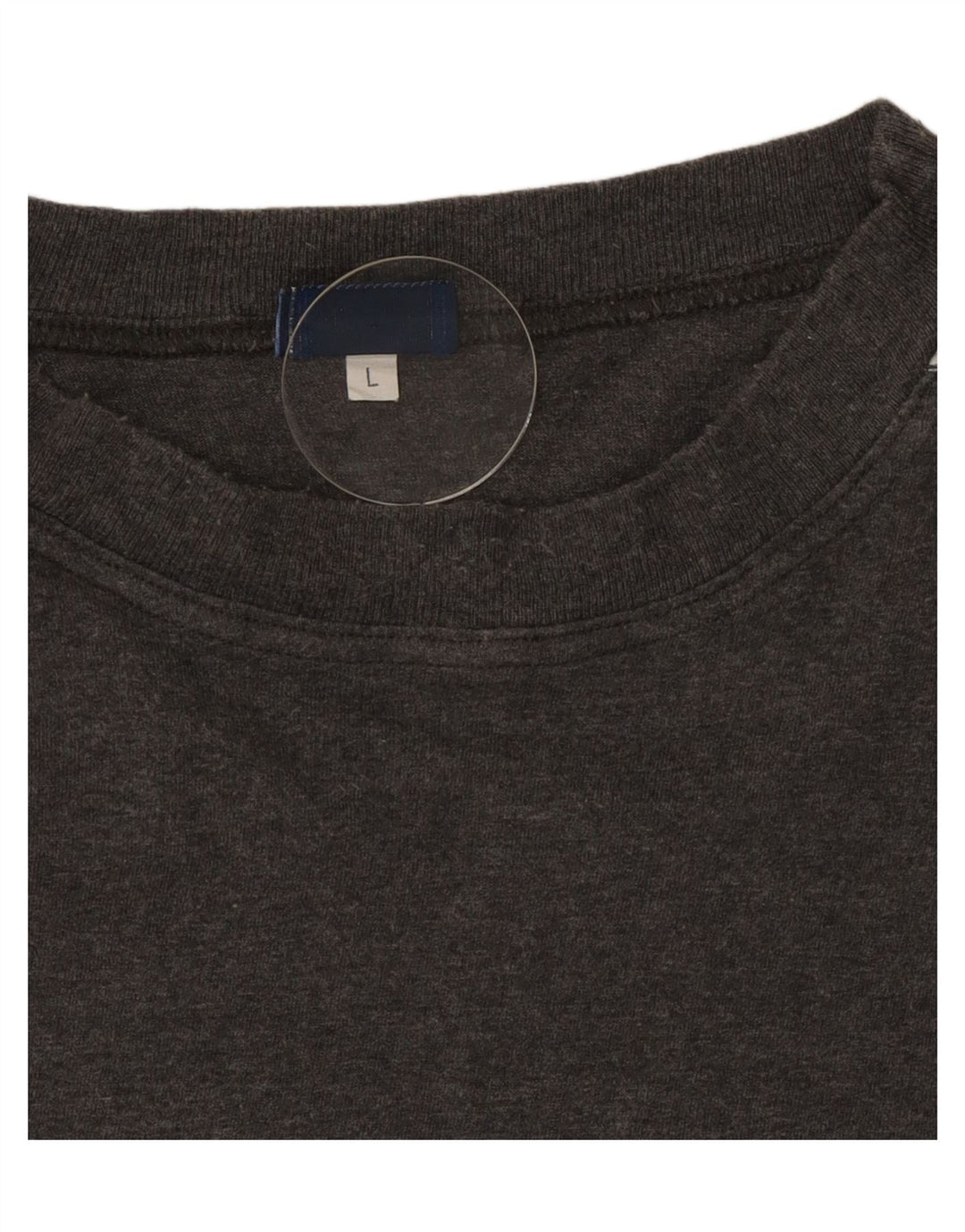 Asics Mens T-Shirt Top Large Grey Cotton