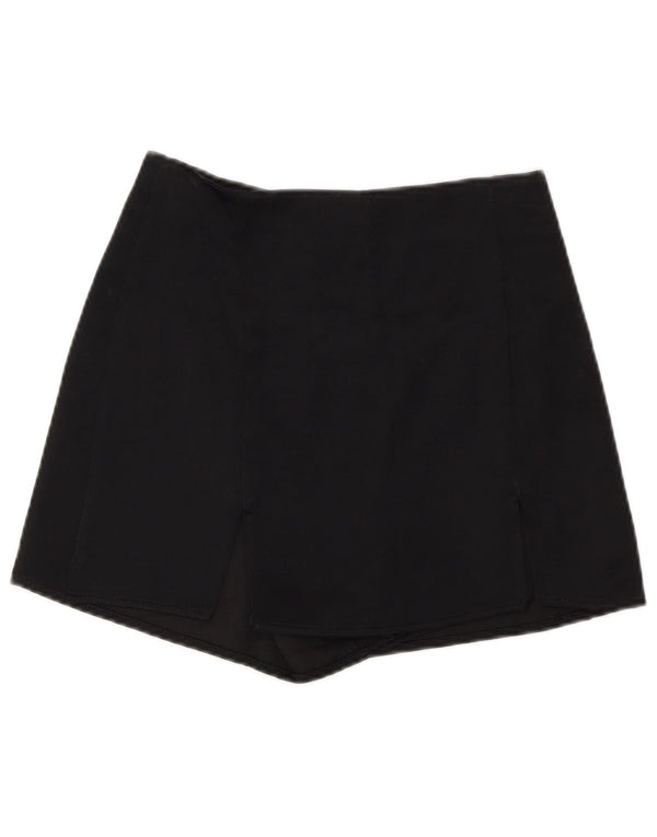 ZARA Womens Wrap Skirt XS W24  Black Viscose