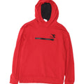 Diadora Mens Hoodie Jumper Large Red Cotton