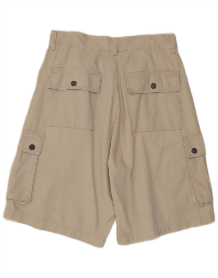 Vintage Mens Cargo Shorts Large W30  Beige