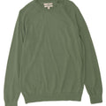 Marks & Spencer Mens Crew Neck Jumper Sweater Medium Green Cotton