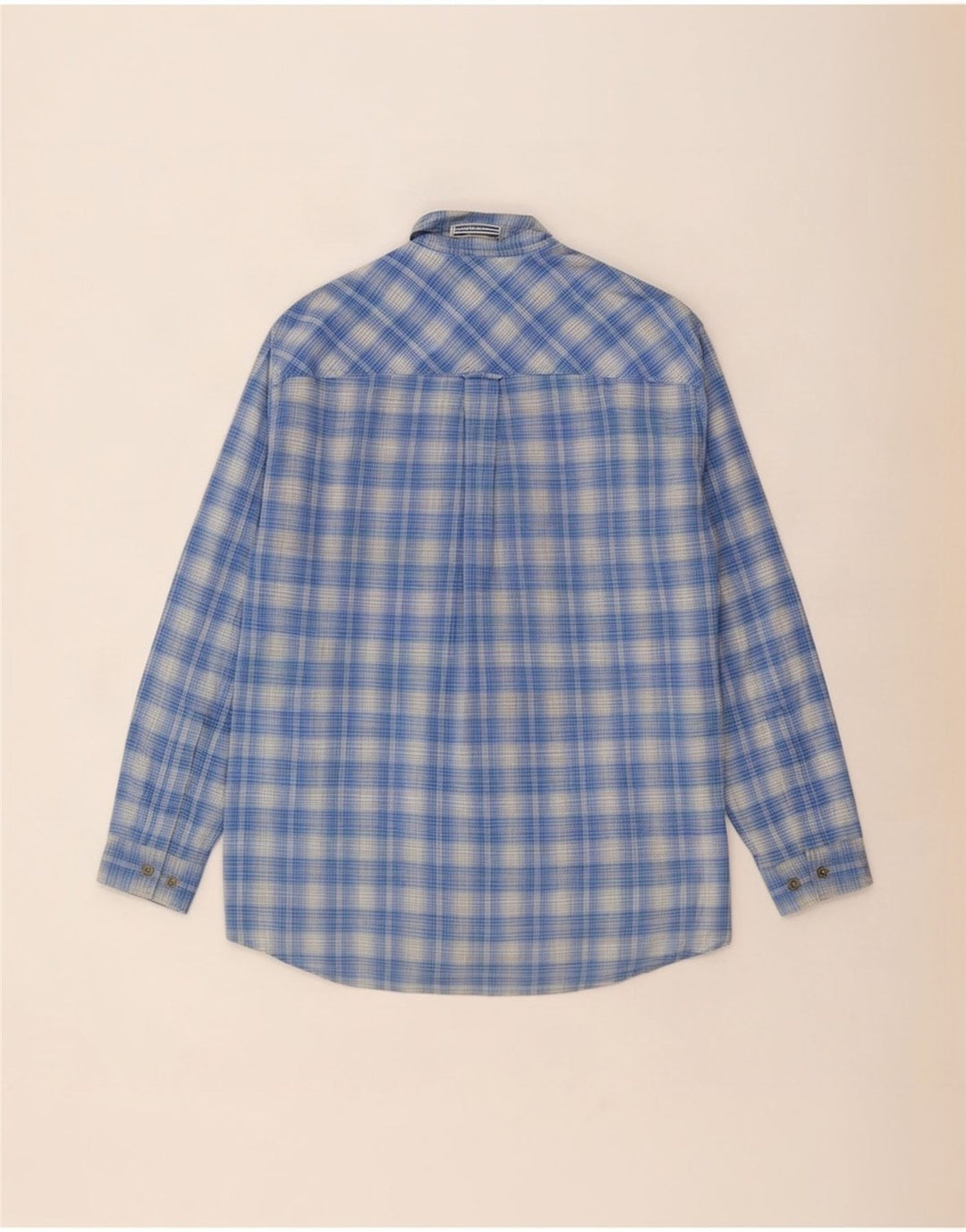 Marlboro Classics Mens Shirt Large Blue Check