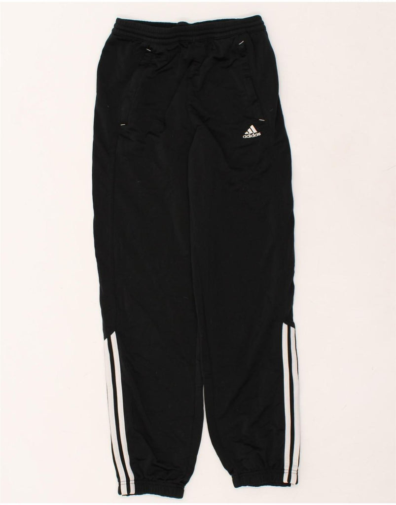 ADIDAS Boys Tracksuit Trousers Joggers 9-10 Years Black Polyester | Vintage Adidas | Thrift | Second-Hand Adidas | Used Clothing | Messina Hembry 